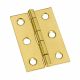 Hinge Broad Solid Brass 2in