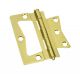 Hinge Non-Mortise Brass Plated 3in