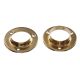Closet Rod Holder Set Brass