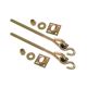 Swing Hook Kit with Machine Bolts Zinc/Yellow Dichromate