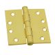 Hinge Door Square Satin Brass 4in