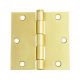 Hinge Door Square Satin Brass 3in
