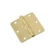 Hinge Door Round Corner Satin Brass 3-1/2in