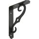 Ornamental Shelf Bracket 5 x 3-1/2 in. Antique Black (H852000)
