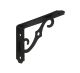 Ornamental Shelf Bracket Black 10in x 7in