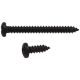 No. 7 Black Ornamental Shelf Bracket Screws