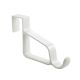 Over the Door Hook Plastic White