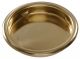 Pull Cup Cabinet Brass Plated 1-3/4in