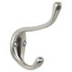 Coat and Hat Hook Heavy Duty Satin Nickel