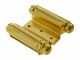 Hinge Double Action Spring Satin Brass 3in