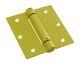 Hinge Spring Square Corner Adjustable Satin Brass 3-1/2in