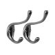Coat and Hat Hook Satin Nickel