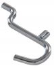 Peg Hook Curved Zinc 5/8in