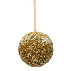 Glass Beaded Lag Ball Gold (201-840041)
